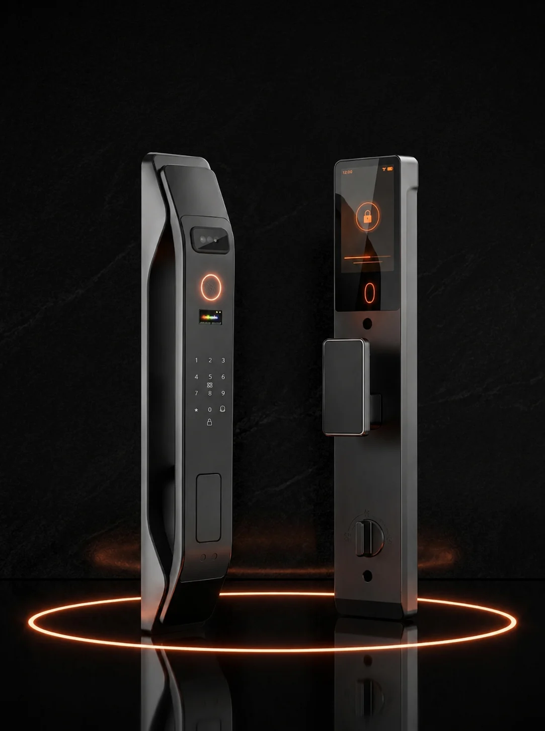 APEX-905 smart lock, slim profile with display